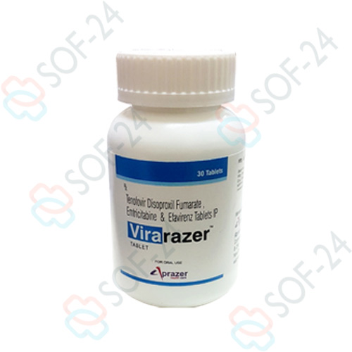 Фото Virarazer Tenofovir Efavirenz Emtricitabine